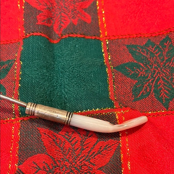 Sterling Silver and pearl Serving spoon - Picture 7 of 10